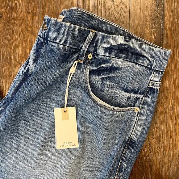 🆕 GOOD AMERICAN Good Vintage Jagged Hem SZ 20 - Picture 3 of 9